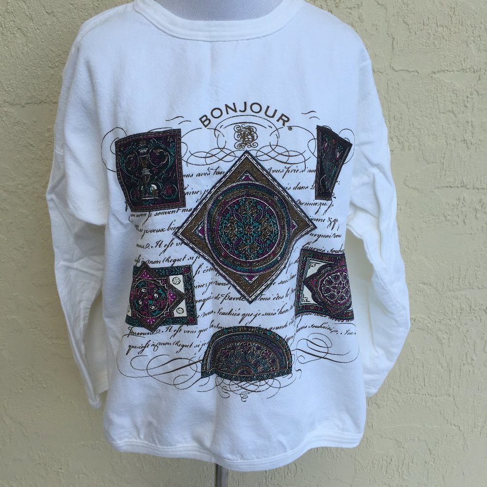 Vintage Bonjour International Sweater